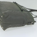 PRADA Tote Bag Nylon 2way Gray Auth bs10723-3