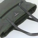 PRADA Tote Bag Nylon 2way Gray Auth bs10723-6