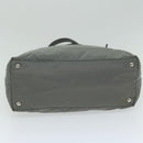 PRADA Tote Bag Nylon 2way Gray Auth bs10723-5