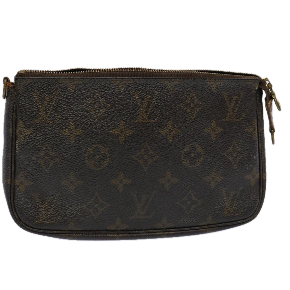 LOUIS VUITTON Monogram Pochette Accessoires Pouch M51980 LV Auth bs10734