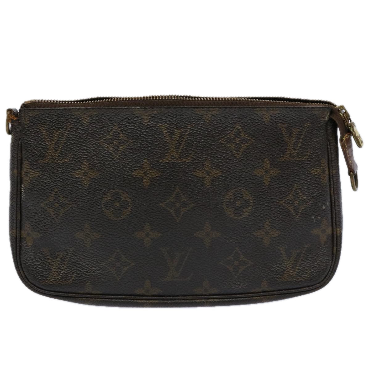 LOUIS VUITTON Monogram Pochette Accessoires Pouch M51980 LV Auth bs10734