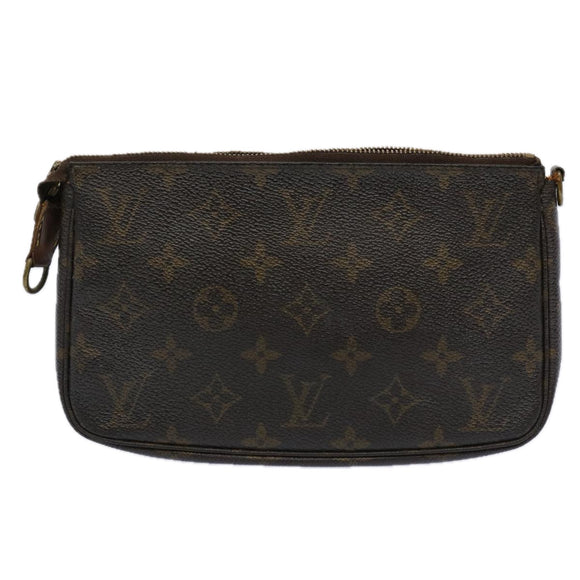 LOUIS VUITTON Monogram Pochette Accessoires Pouch M51980 LV Auth bs10734