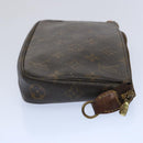 LOUIS VUITTON Monogram Pochette Accessoires Pouch M51980 LV Auth bs10734-4
