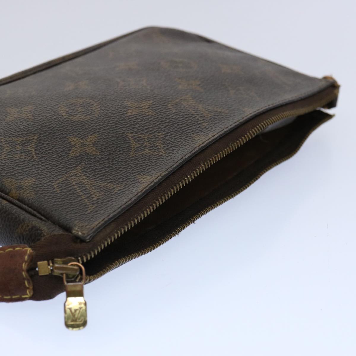 LOUIS VUITTON Monogram Pochette Accessoires Pouch M51980 LV Auth bs10734