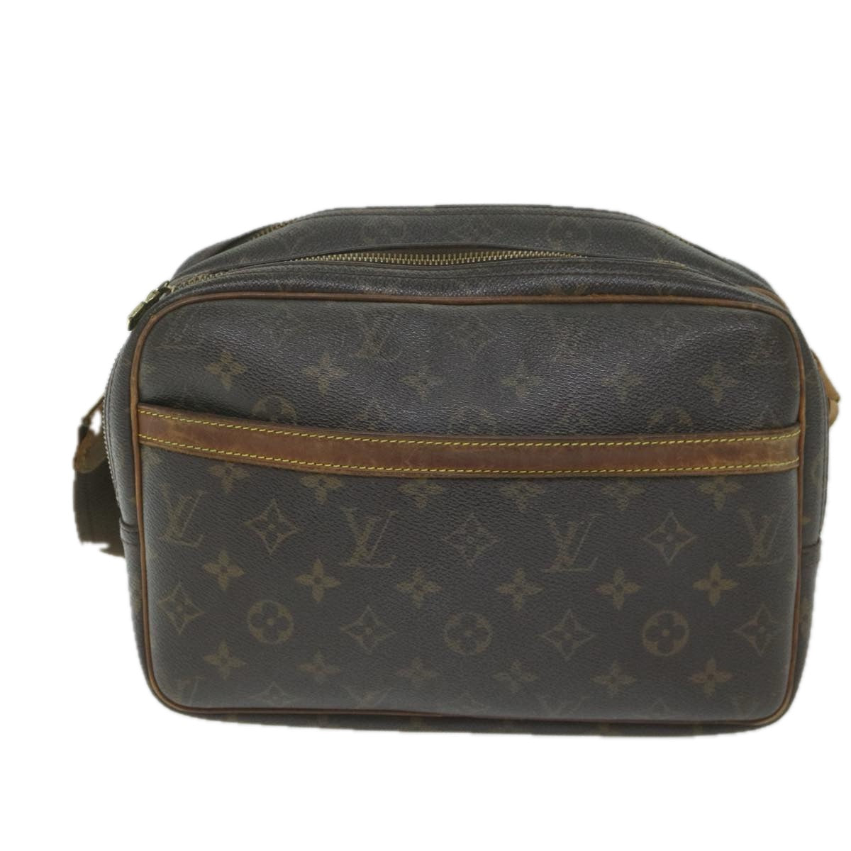 LOUIS VUITTON Monogram Reporter PM Shoulder Bag M45254 LV Auth bs10741