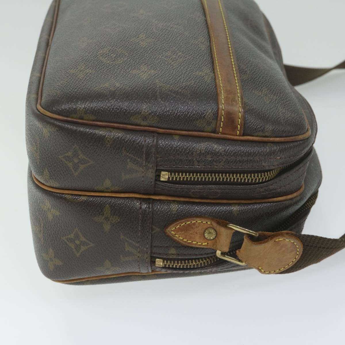 LOUIS VUITTON Monogram Reporter PM Shoulder Bag M45254 LV Auth bs10741