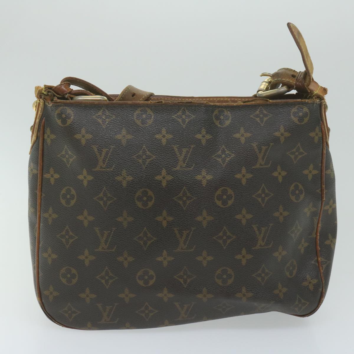 LOUIS VUITTON Monogram Hudson GM Shoulder Bag M40045 LV Auth bs10788