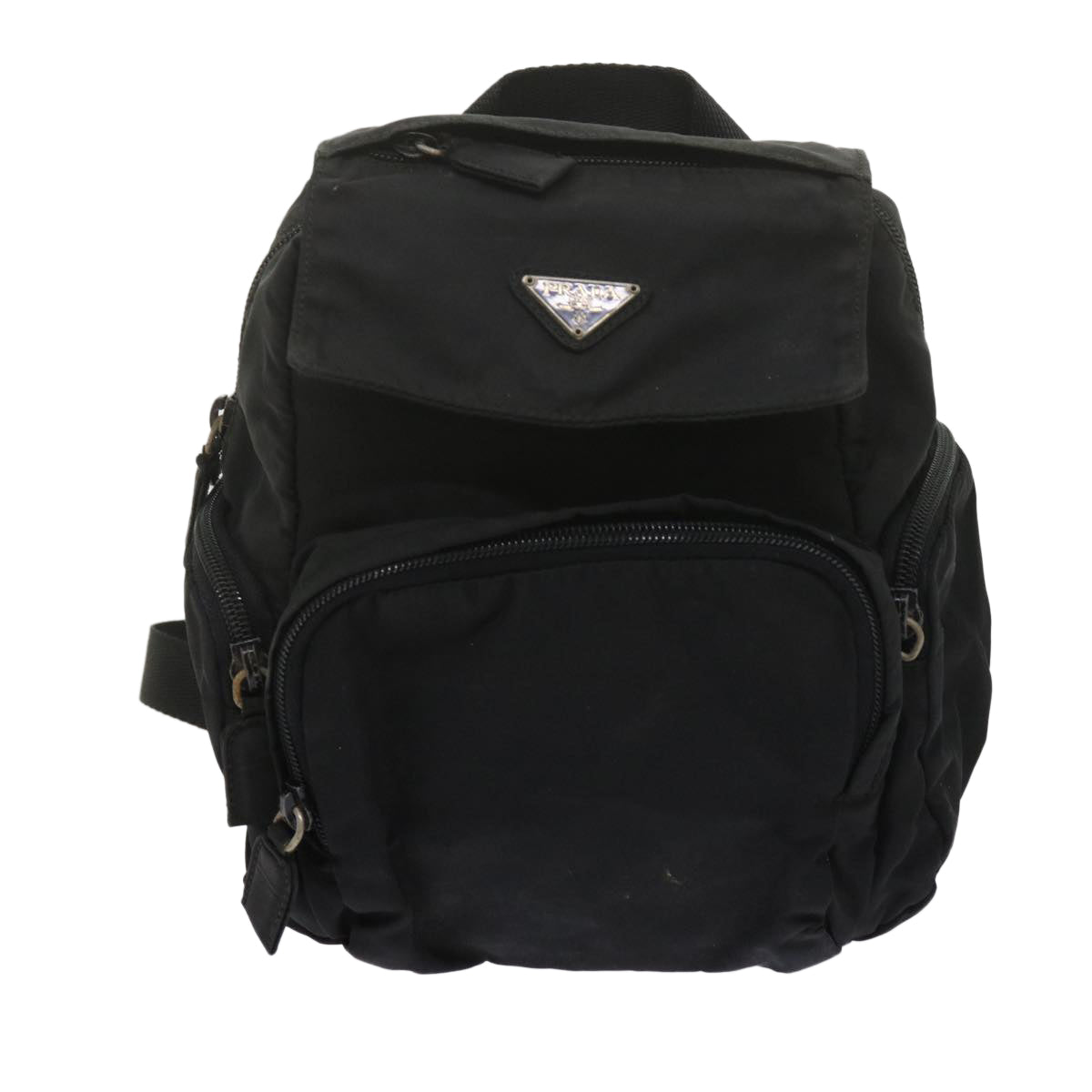 PRADA Backpack Nylon Black Auth bs10811