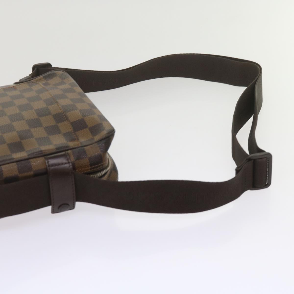 LOUIS VUITTON Damier Ebene Olaf PM Shoulder Bag N41442 LV Auth bs10828