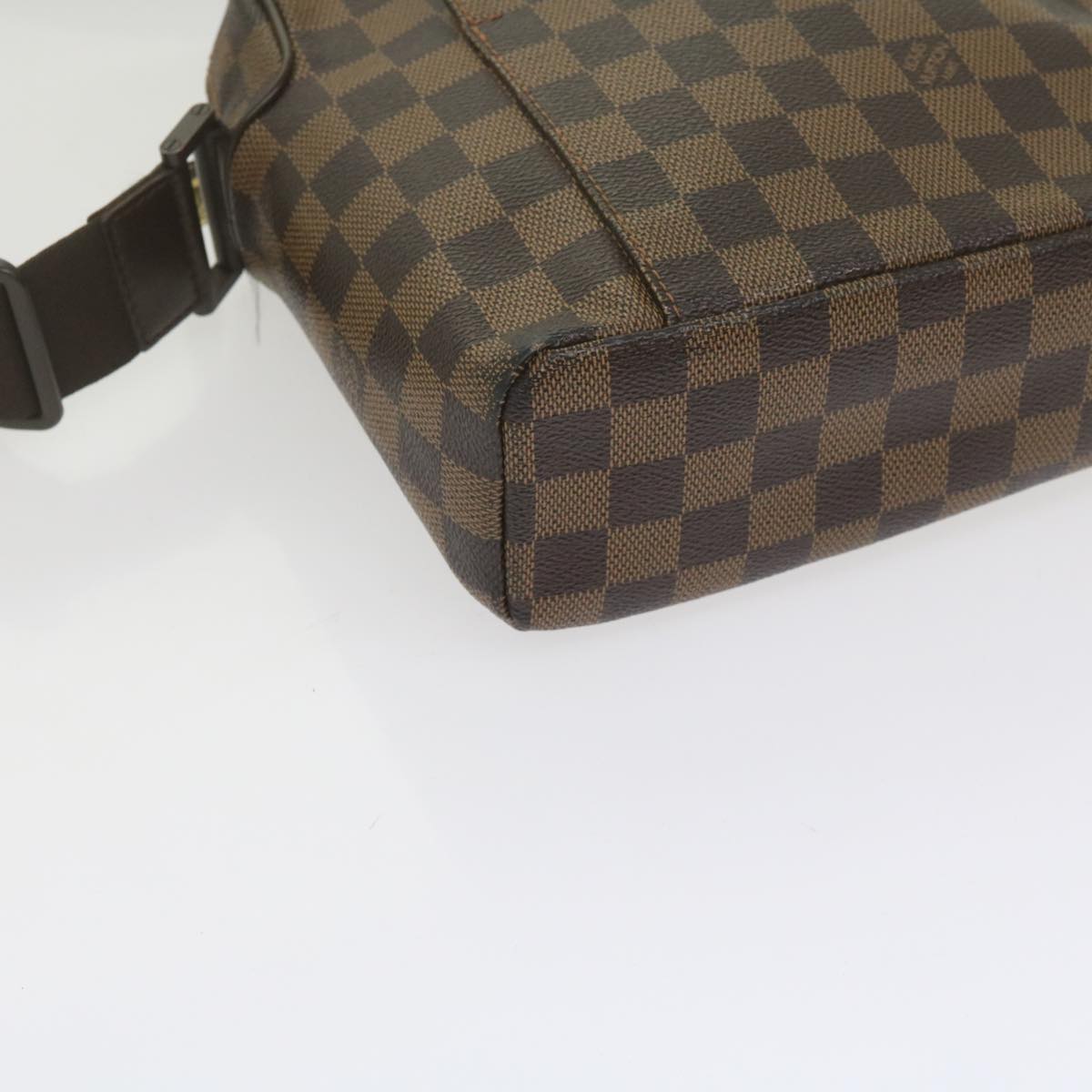 LOUIS VUITTON Damier Ebene Olaf PM Shoulder Bag N41442 LV Auth bs10828