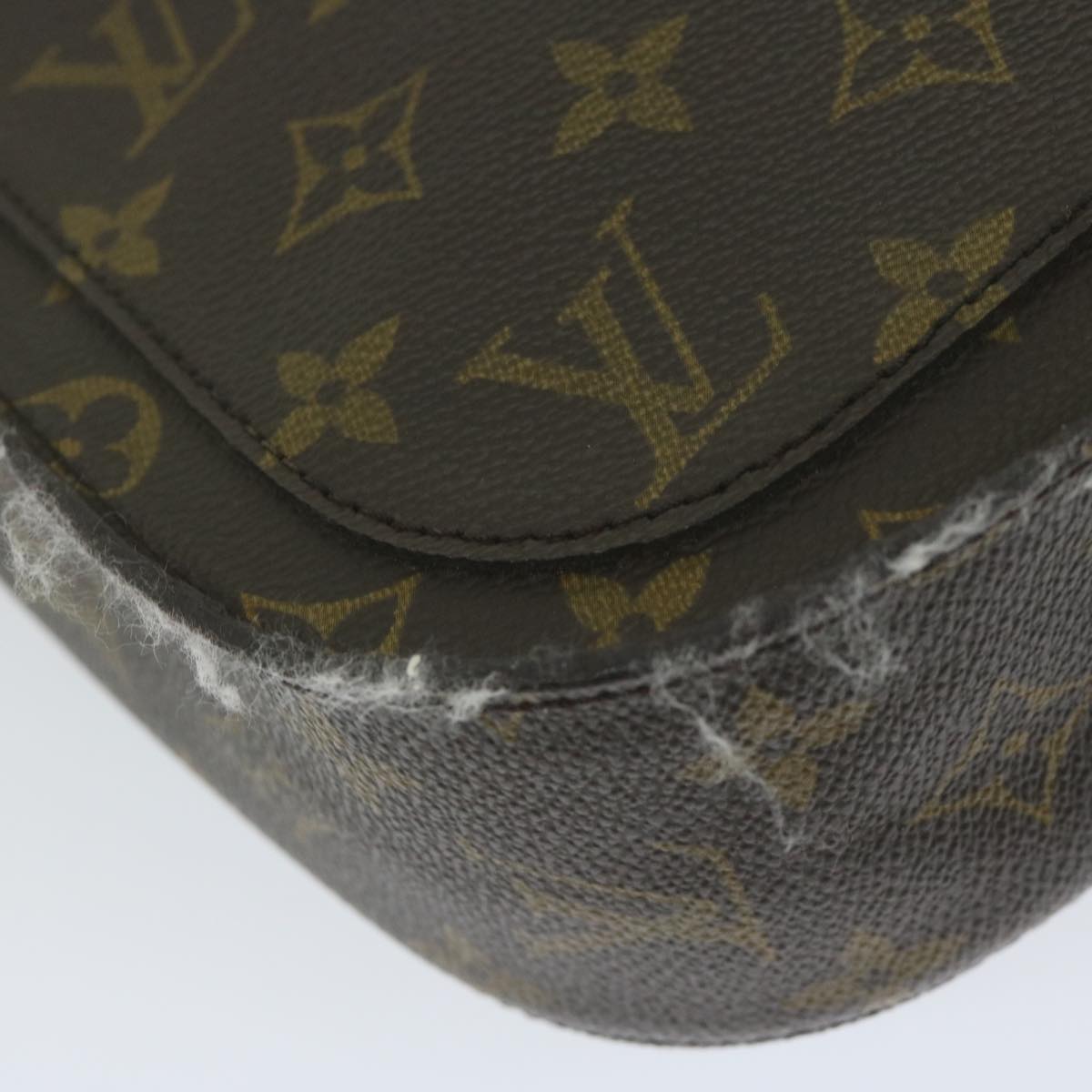 LOUIS VUITTON Monogram Saint Cloud GM Shoulder Bag M51242 LV Auth bs10832