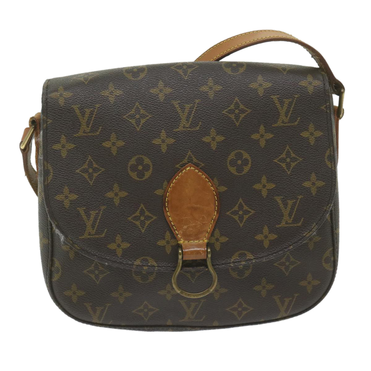 LOUIS VUITTON Monogram Saint Cloud GM Shoulder Bag M51242 LV Auth bs10832