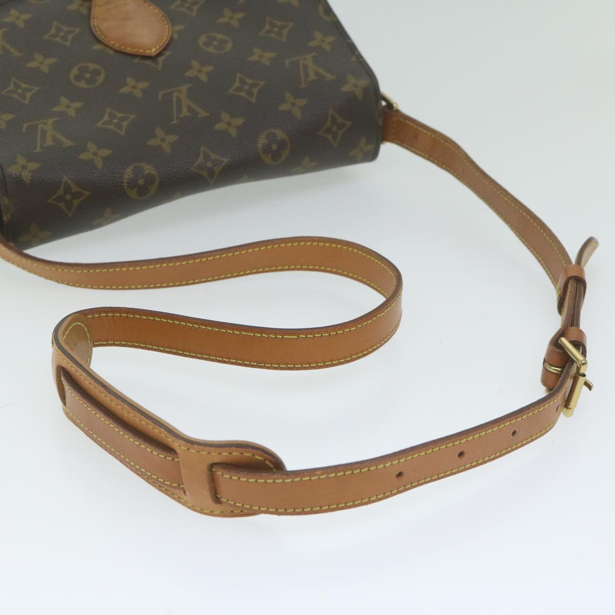 LOUIS VUITTON Monogram Saint Cloud GM Shoulder Bag M51242 LV Auth bs10832