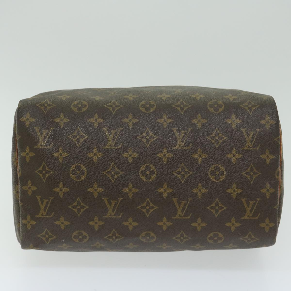 LOUIS VUITTON Monogram Speedy 30 Hand Bag M41526 LV Auth bs10839