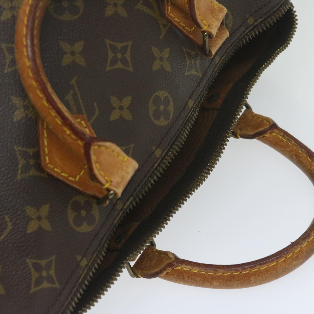 LOUIS VUITTON Monogram Speedy 30 Hand Bag M41526 LV Auth bs10839