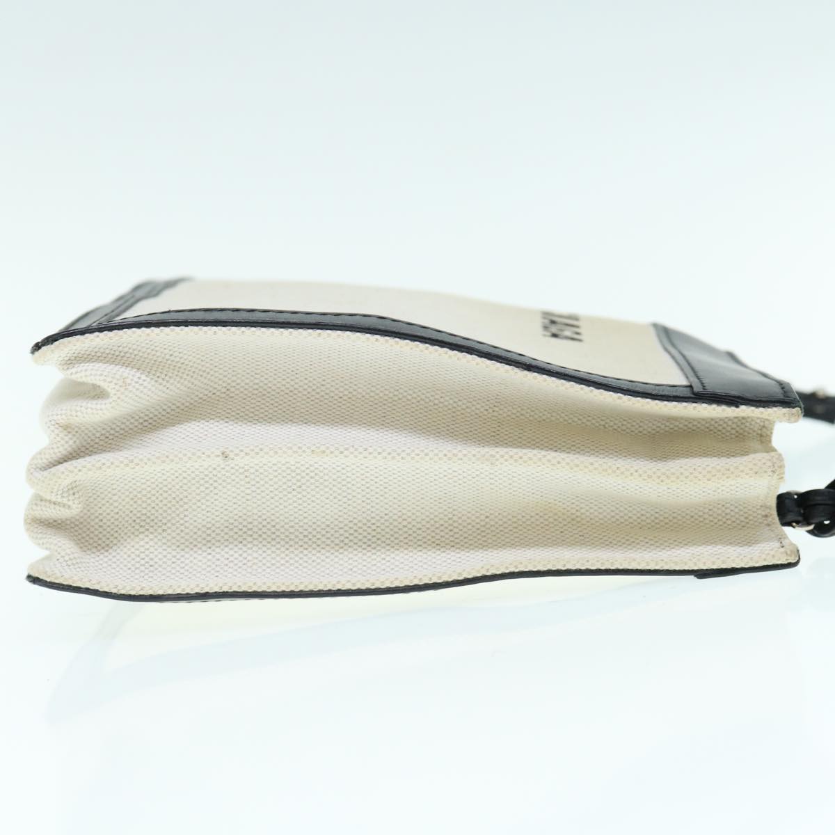 BALENCIAGA Shoulder Bag Canvas White 339937 Auth bs10840