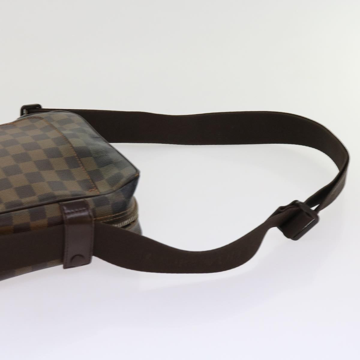 LOUIS VUITTON Damier Ebene Olaf PM Shoulder Bag N41442 LV Auth bs10853