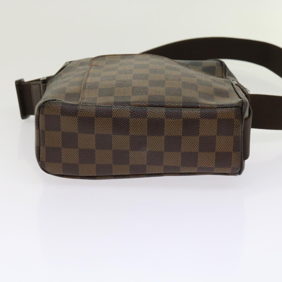 LOUIS VUITTON Damier Ebene Olaf PM Shoulder Bag N41442 LV Auth bs10853