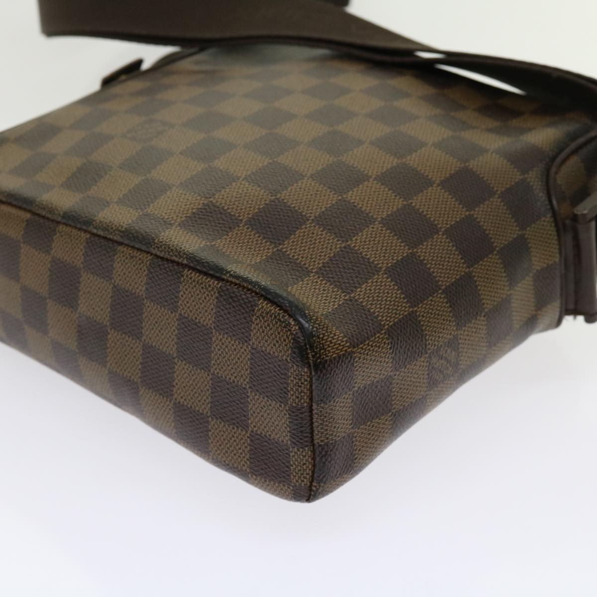 LOUIS VUITTON Damier Ebene Olaf PM Shoulder Bag N41442 LV Auth bs10853