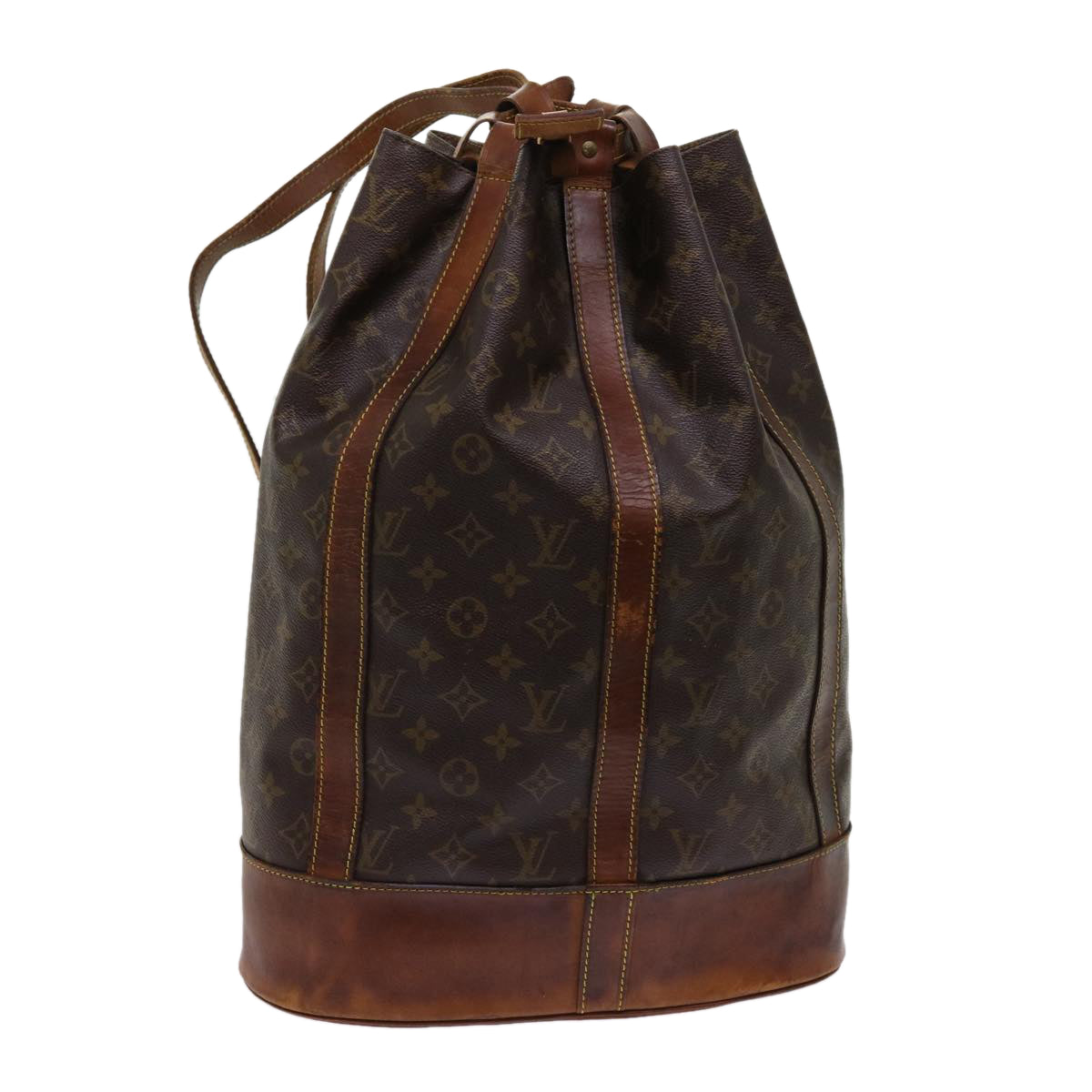 LOUIS VUITTON Monogram Randonnee GM Shoulder Bag M42244 LV Auth bs10859