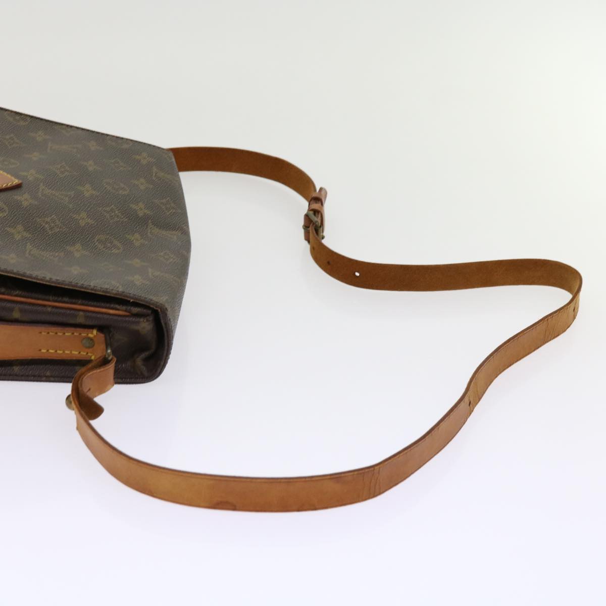 LOUIS VUITTON Monogram Cartouchiere GM Shoulder Bag M51252 LV Auth bs10862