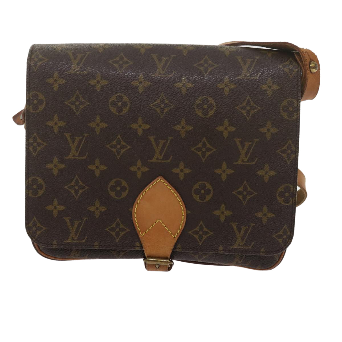 LOUIS VUITTON Monogram Cartouchiere GM Shoulder Bag M51252 LV Auth bs10864