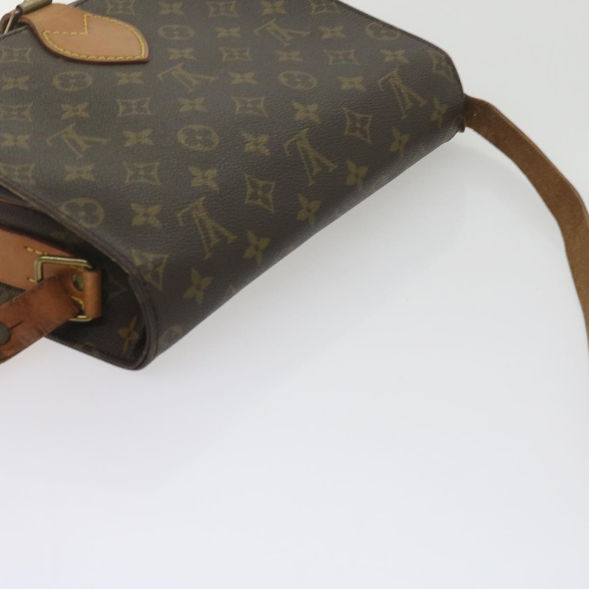 LOUIS VUITTON Monogram Cartouchiere GM Shoulder Bag M51252 LV Auth bs10864