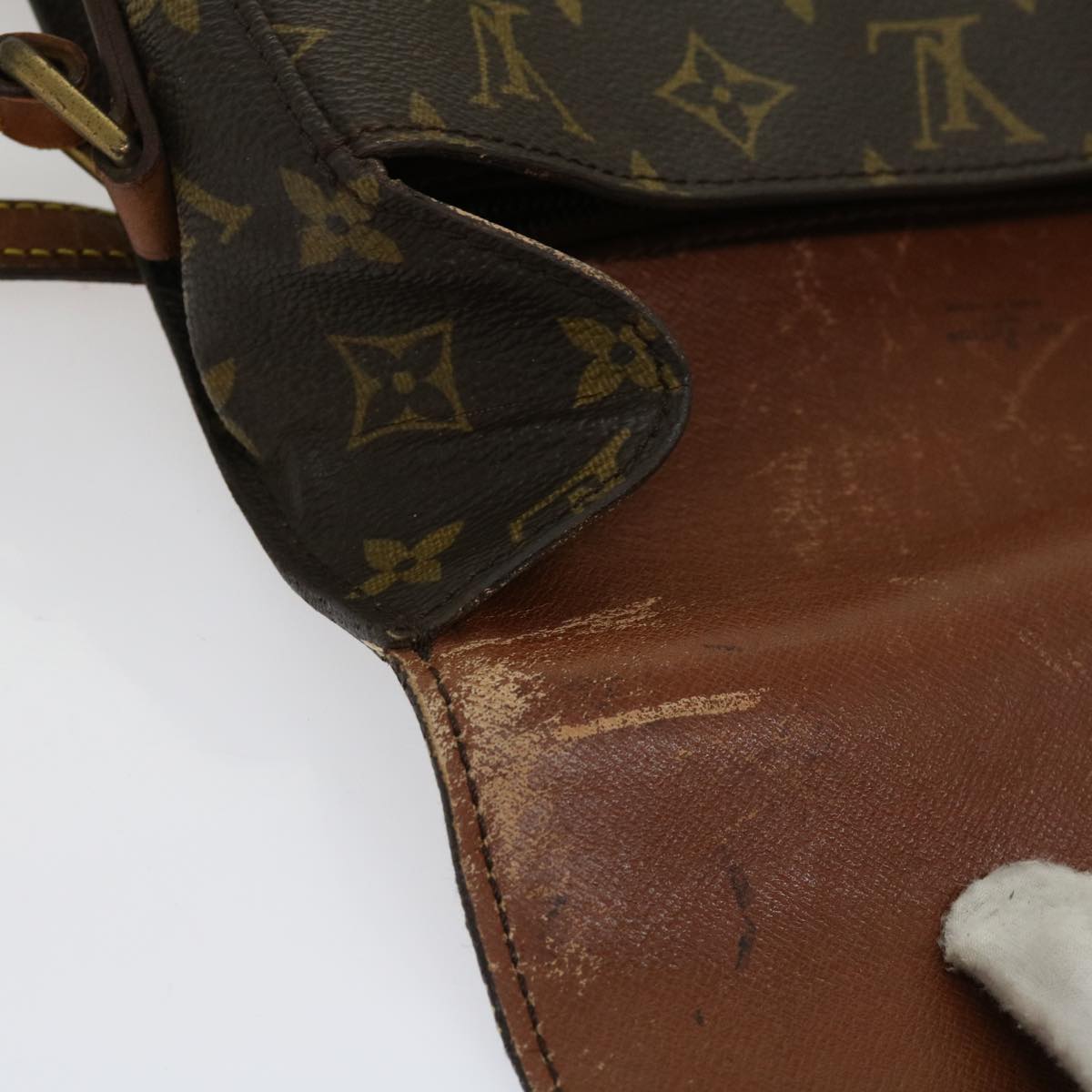 LOUIS VUITTON Monogram Saint Cloud GM Shoulder Bag M51242 LV Auth bs10867