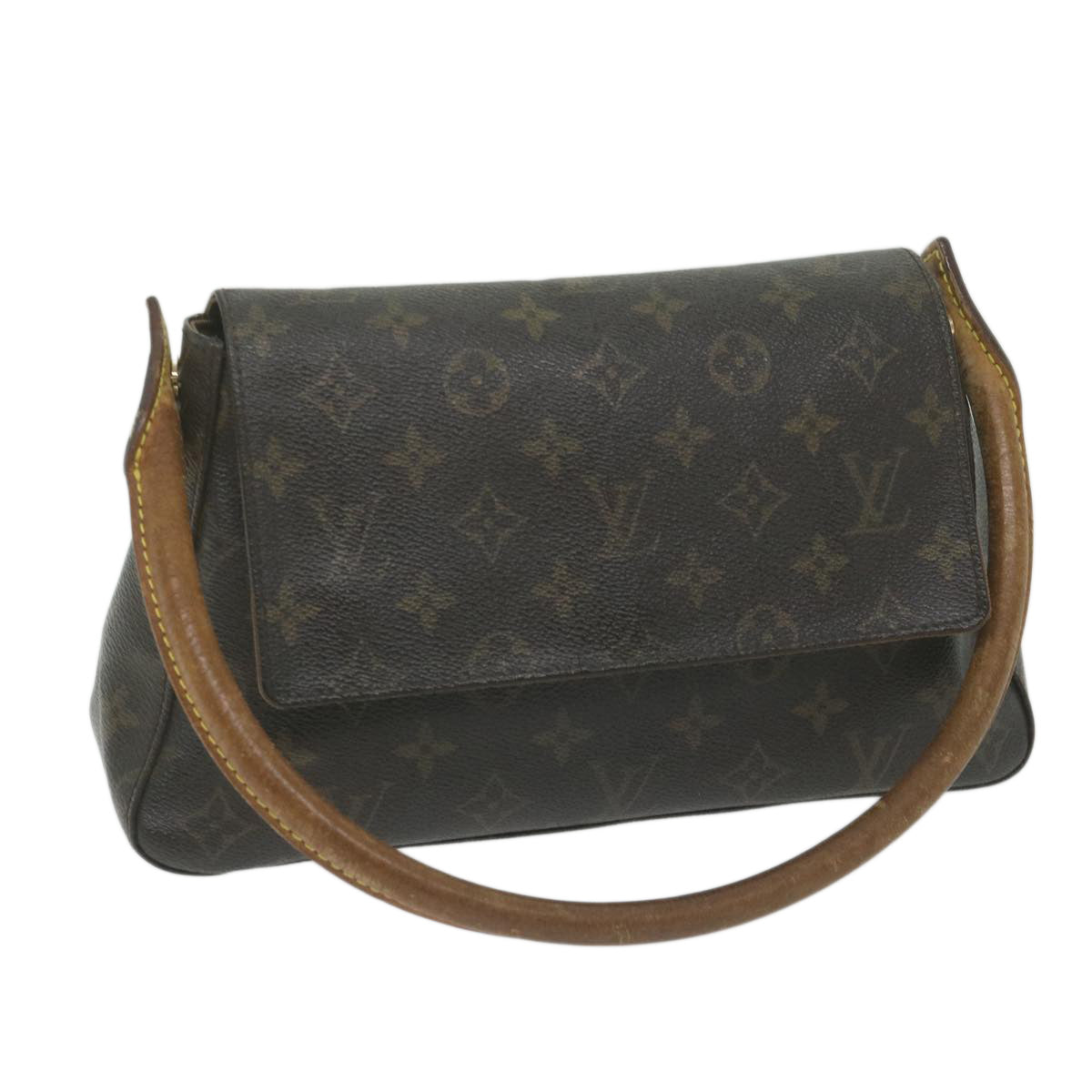 LOUIS VUITTON Monogram Mini Looping Shoulder Bag M51147 LV Auth bs10881