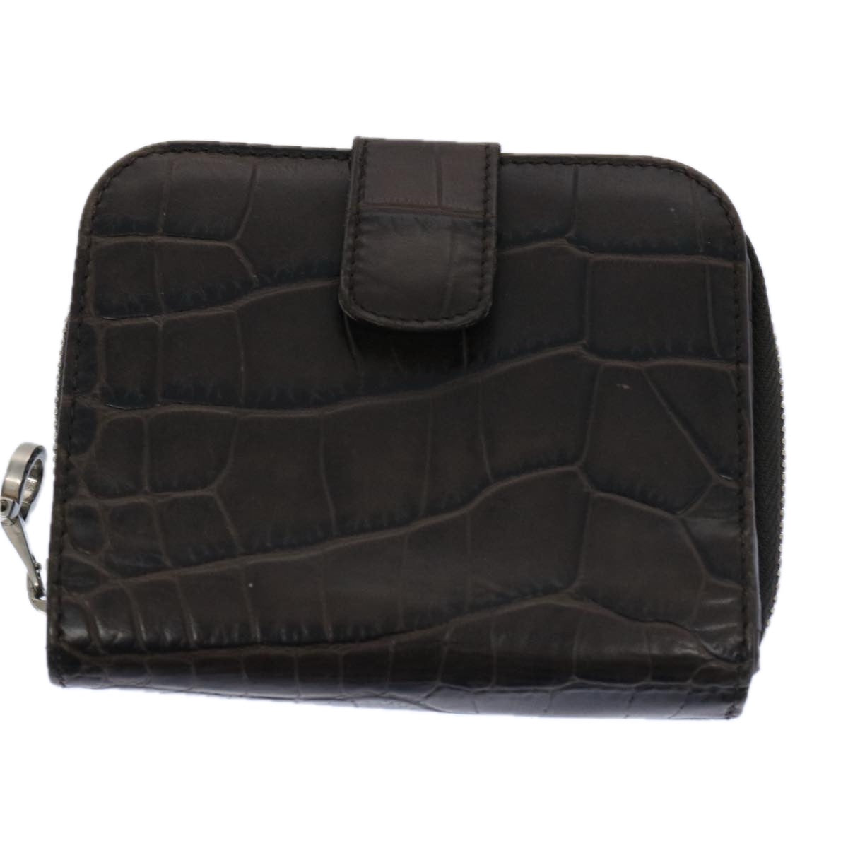 FENDI Shoulder Bag Patent leather Green 2813 26637 008 Auth bs10909 - 0