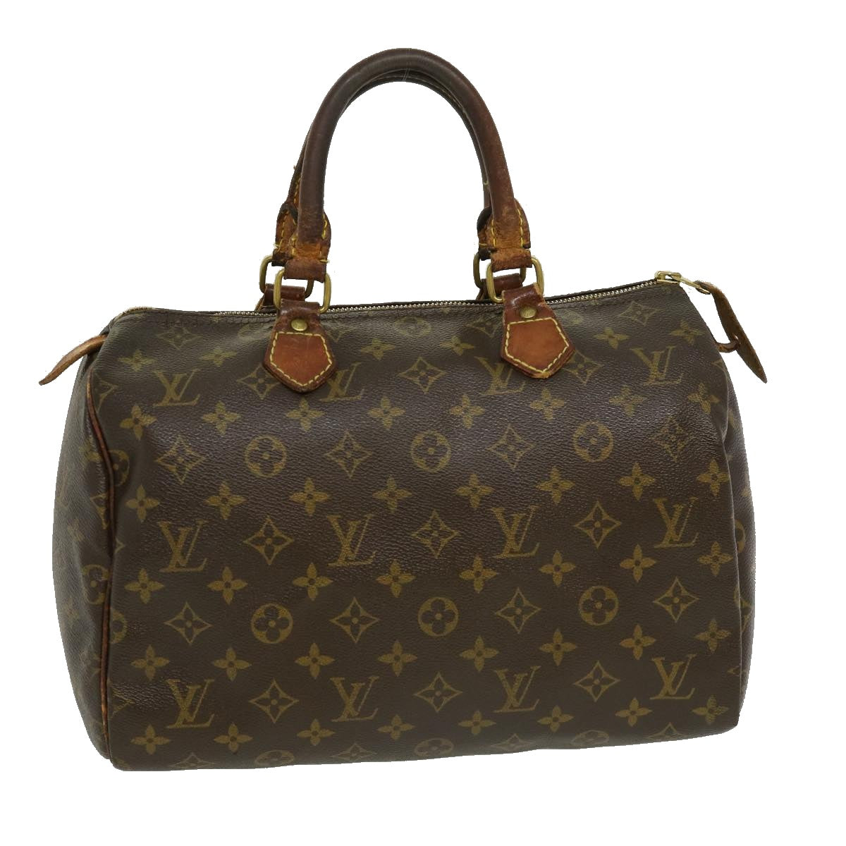 LOUIS VUITTON Monogram Speedy 30 Hand Bag M41526 LV Auth bs1091