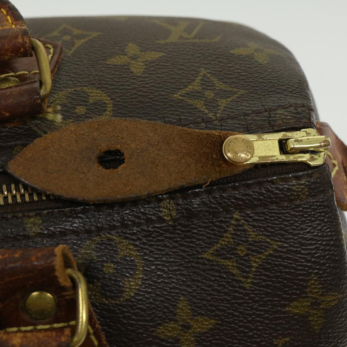 LOUIS VUITTON Monogram Speedy 30 Hand Bag M41526 LV Auth bs1091