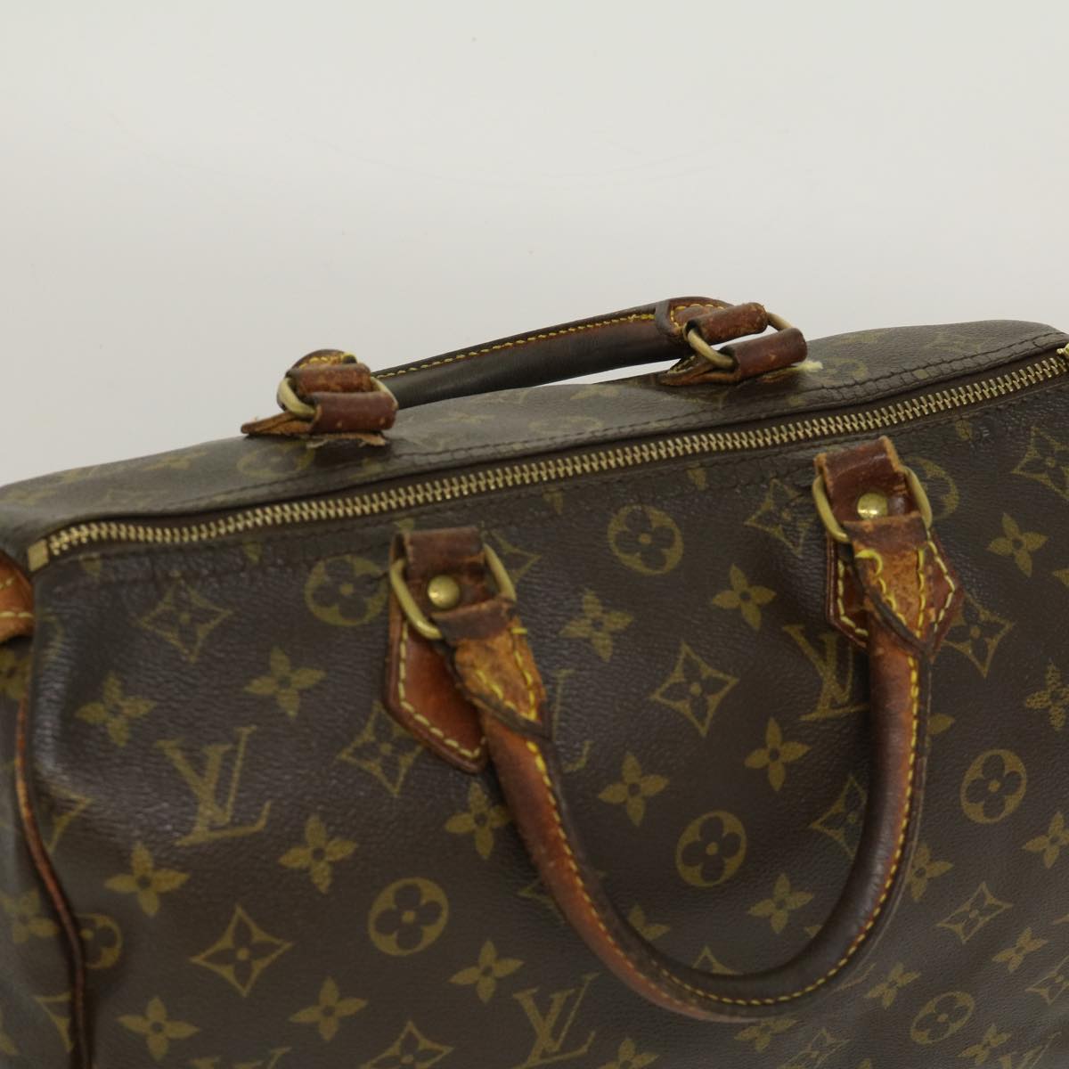 LOUIS VUITTON Monogram Speedy 30 Hand Bag M41526 LV Auth bs1091