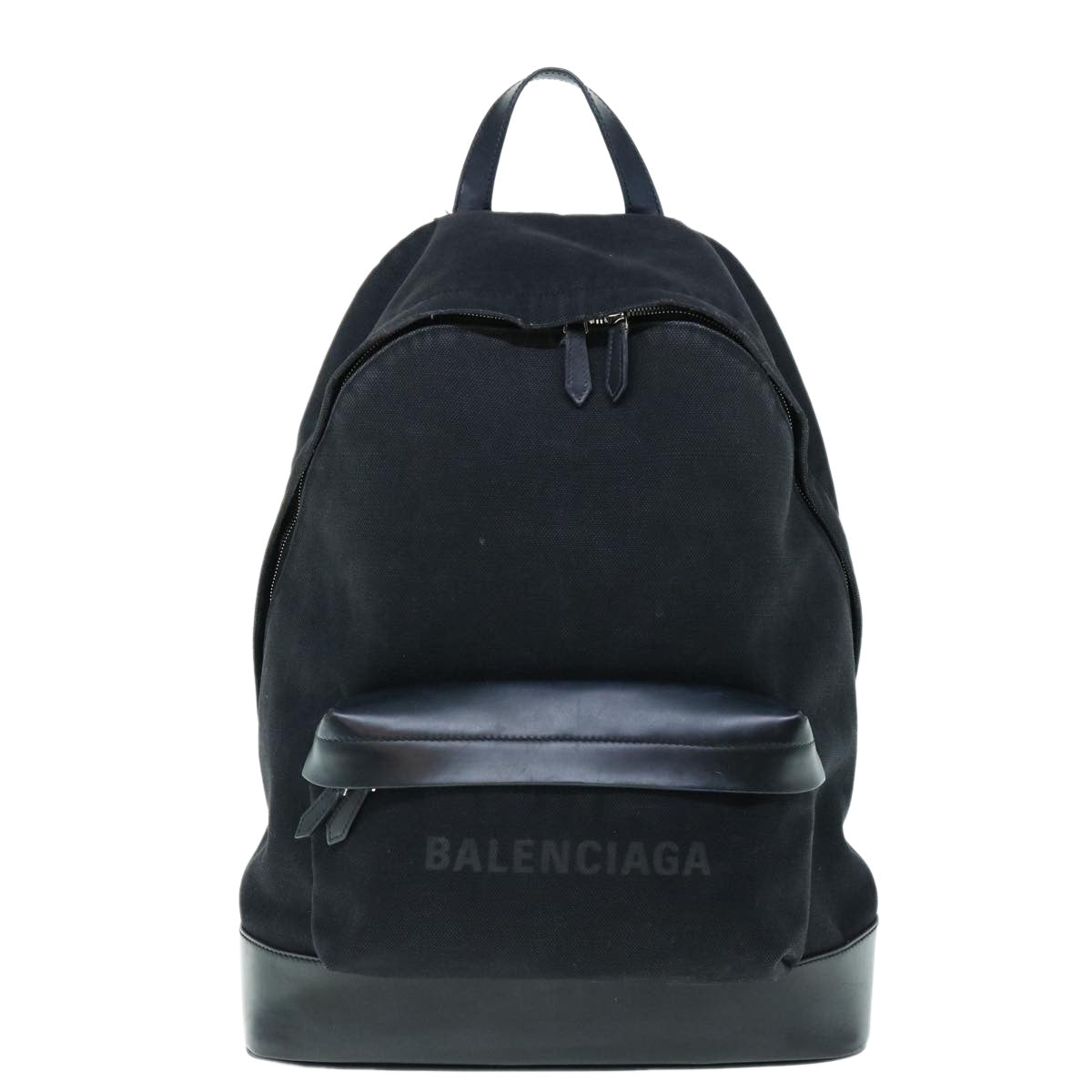 BALENCIAGA Backpack Canvas Black 392007 Auth bs10913 - 0