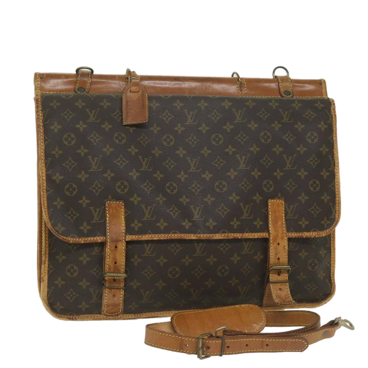 LOUIS VUITTON Monogram Sac Kleber Shoulder Bag M58122 LV Auth bs10922