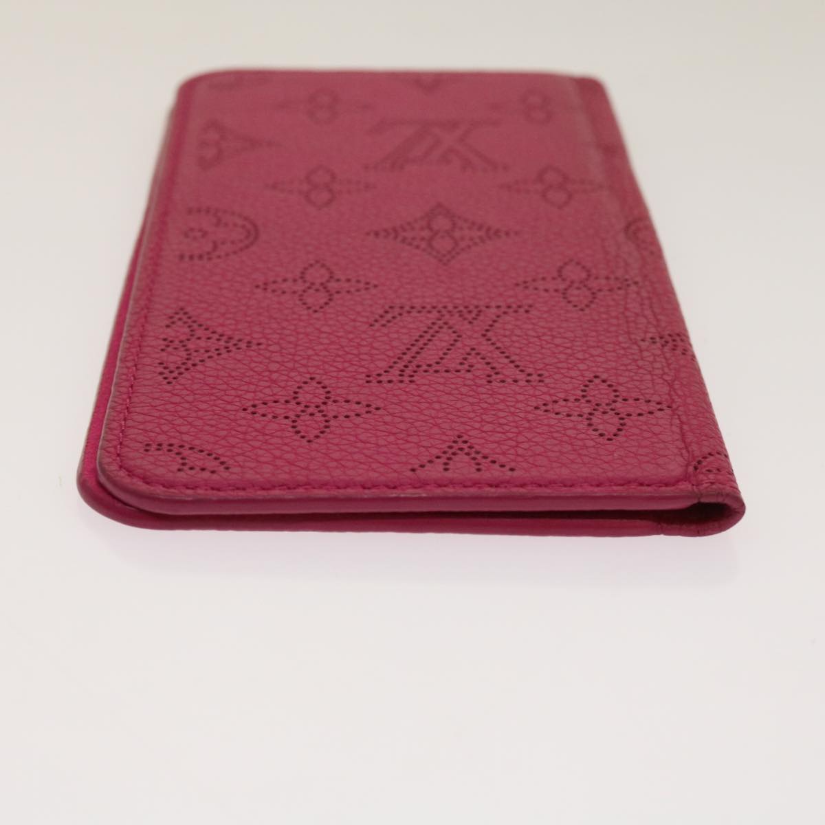 LOUIS VUITTON Monogram Mahina iPhone 7+ Case Pink LV Auth bs10951