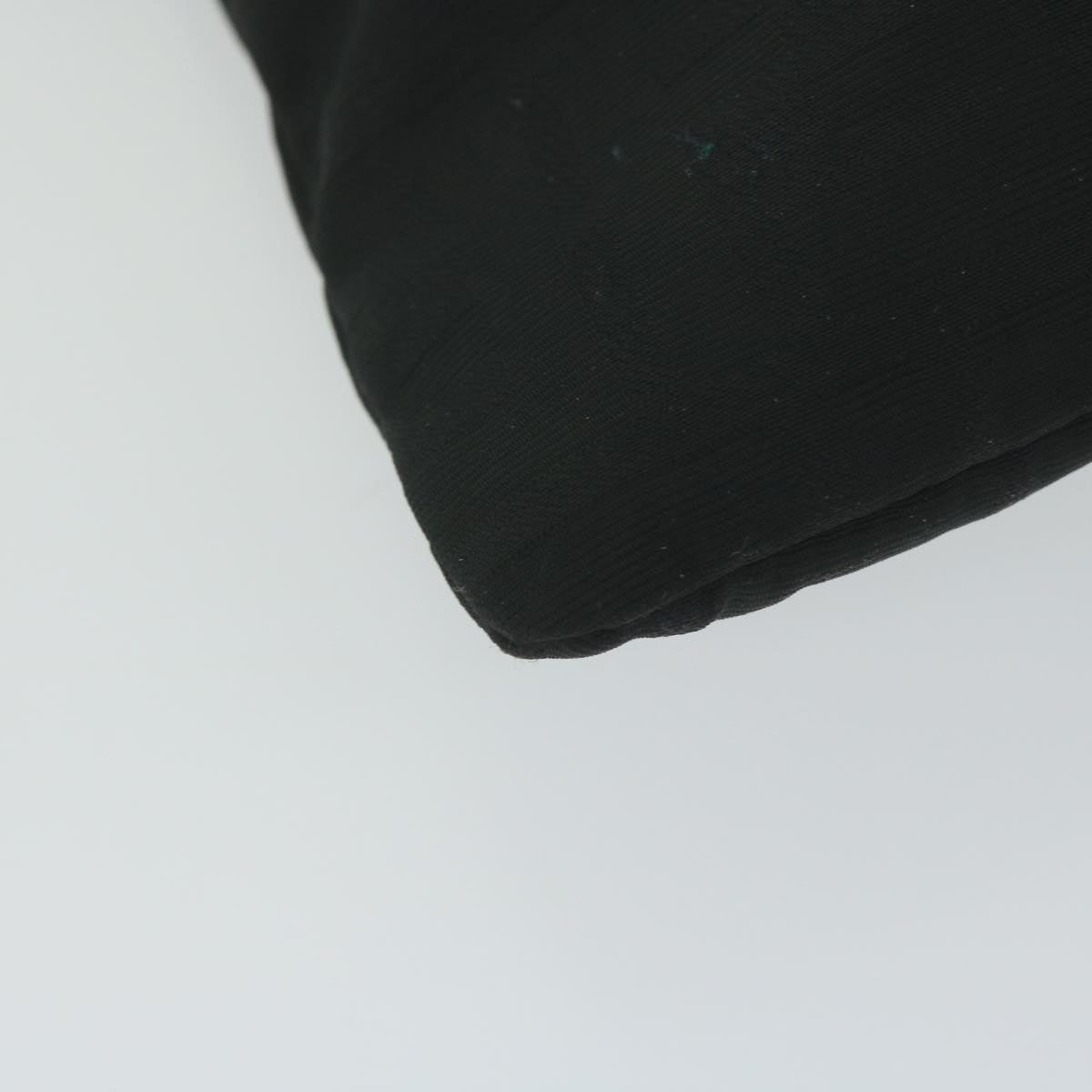 FENDI Zucca Canvas Shoulder Bag Black Auth bs10962