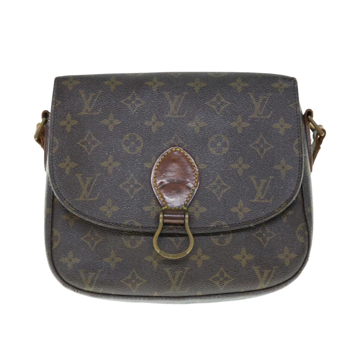 LOUIS VUITTON Monogram Saint Cloud GM Shoulder Bag M51242 LV Auth bs10982