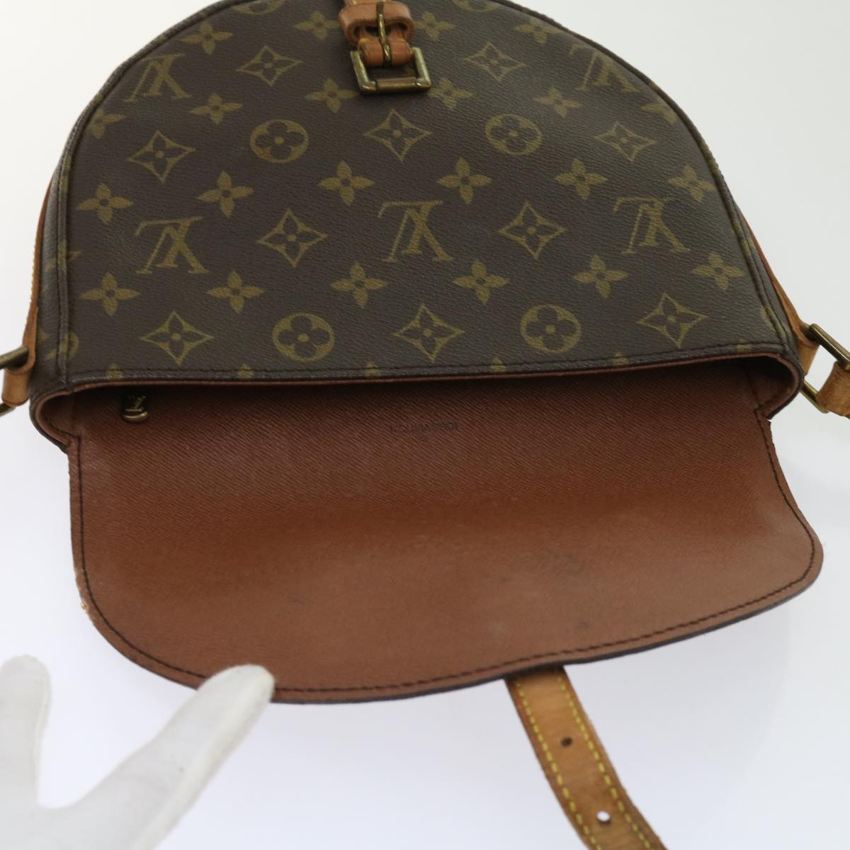 LOUIS VUITTON Monogram Chantilly MM Shoulder Bag M51233 LV Auth bs10983