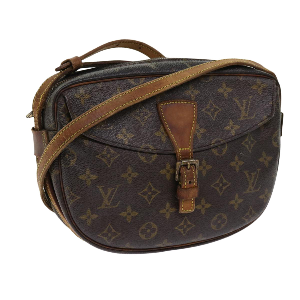 LOUIS VUITTON Monogram Jeune Fille MM Shoulder Bag M51226 LV Auth bs10984