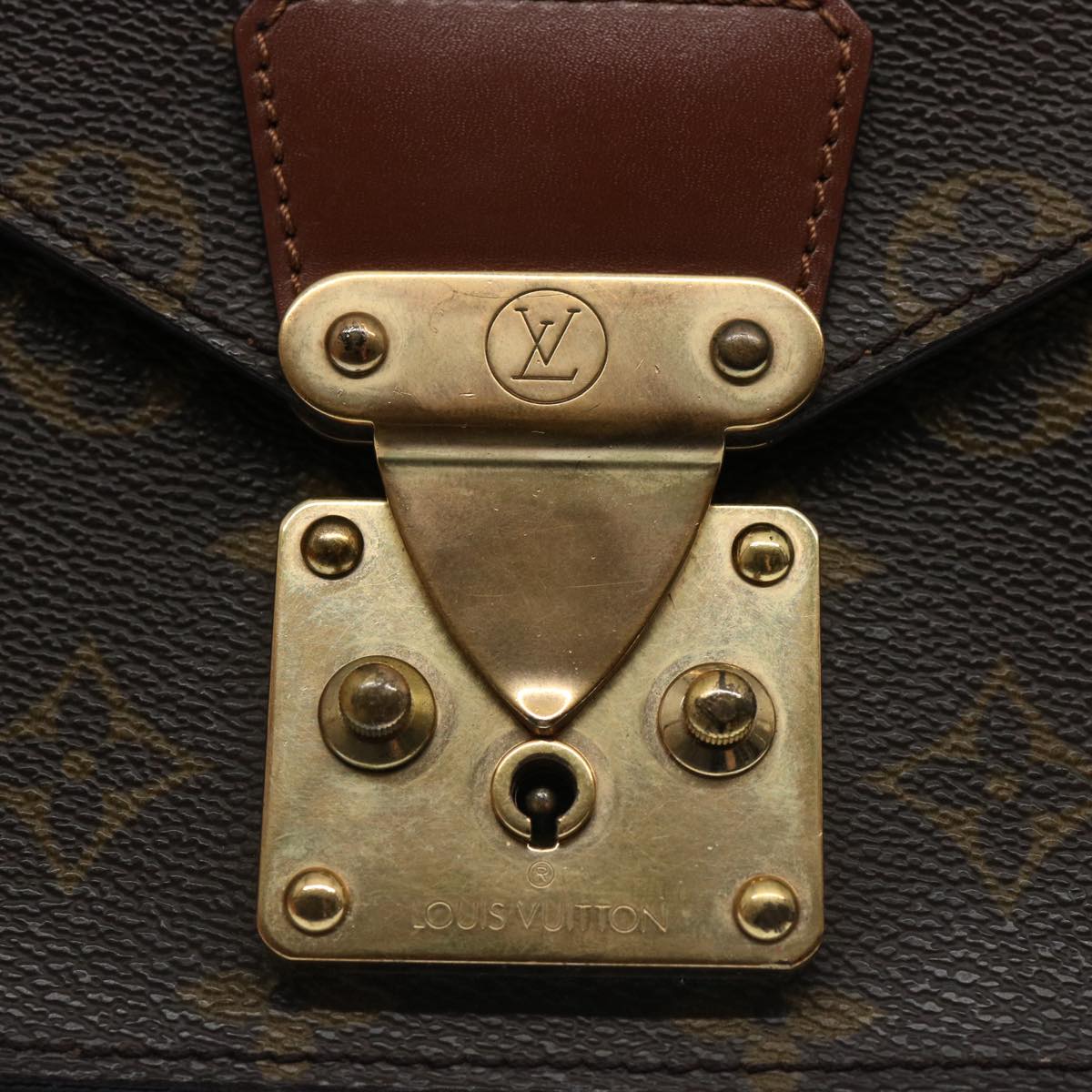 LOUIS VUITTON Monogram Monceau 26 Shoulder Bag 2way M51187 LV Auth bs10987