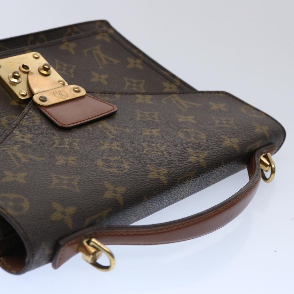 LOUIS VUITTON Monogram Monceau 26 Shoulder Bag 2way M51187 LV Auth bs10987