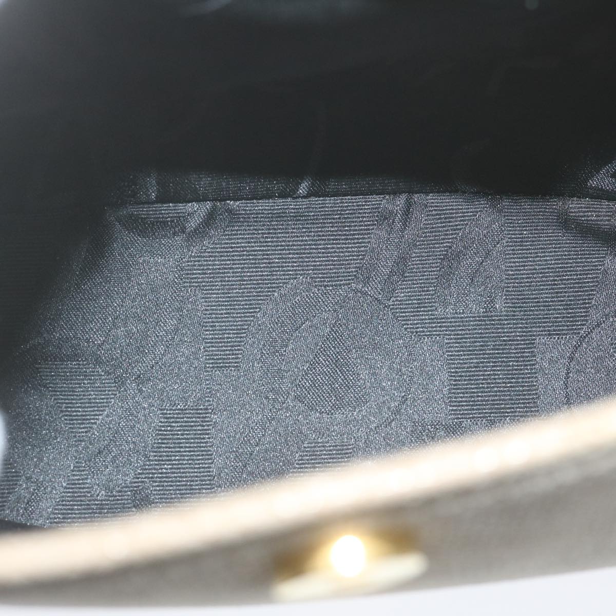 Salvatore Ferragamo Shoulder Bag Leather Gray Auth bs11013