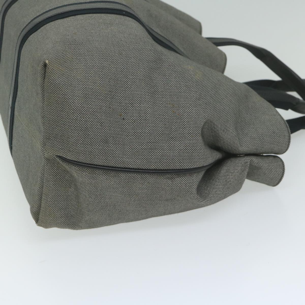 BOTTEGAVENETA Tote Bag Canvas Gray Auth bs11029