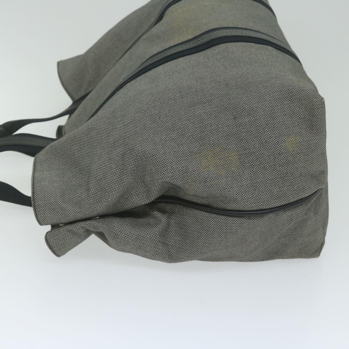 BOTTEGAVENETA Tote Bag Canvas Gray Auth bs11029