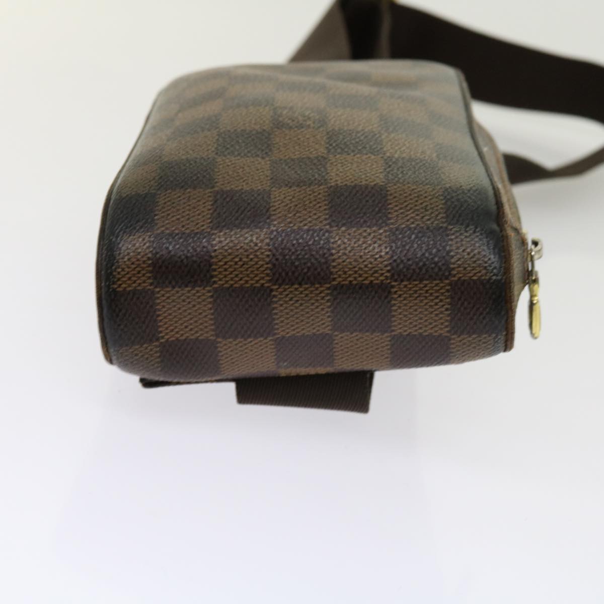 LOUIS VUITTON Damier Ebene Geronimos Shoulder Bag N51994 LV Auth bs11052