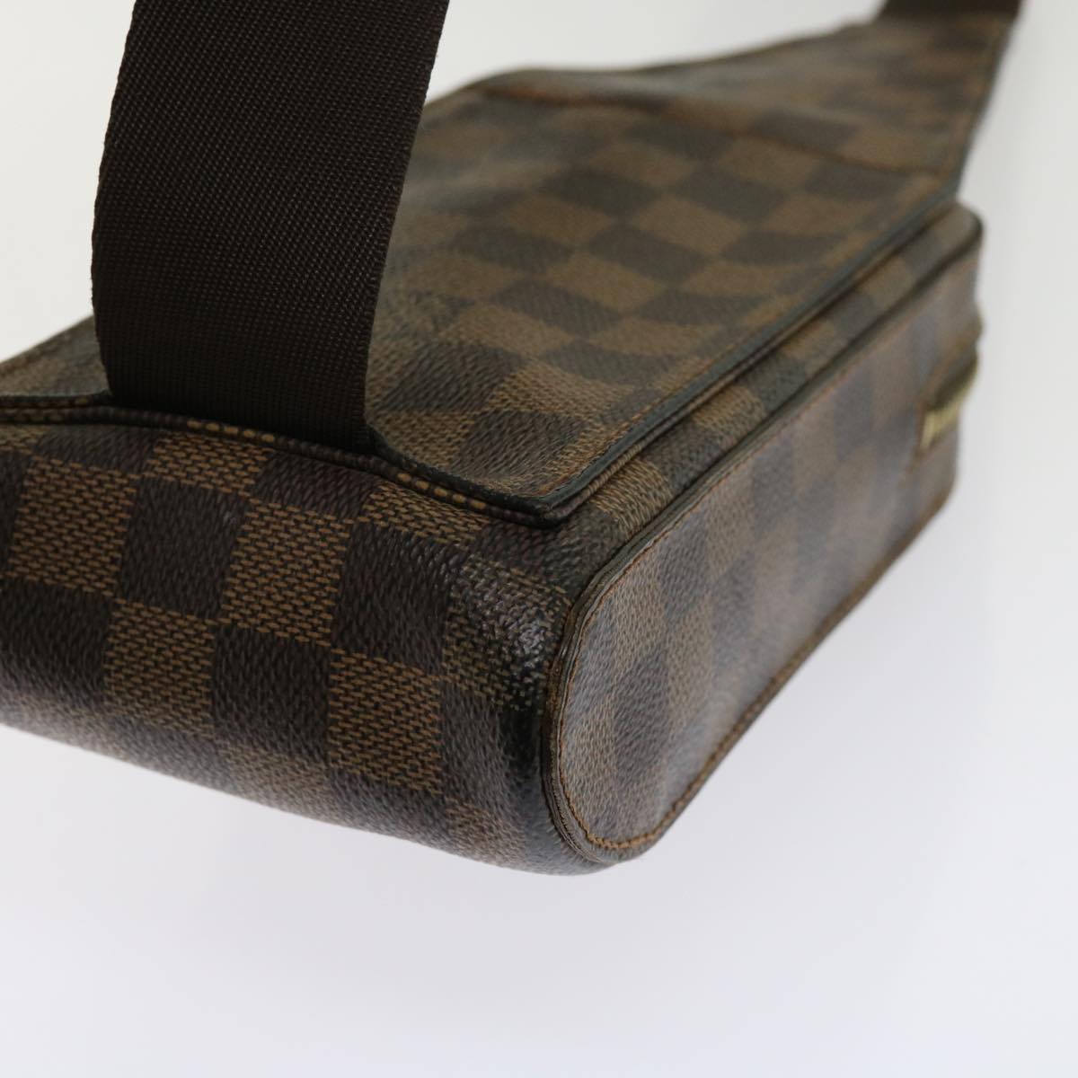 LOUIS VUITTON Damier Ebene Geronimos Shoulder Bag N51994 LV Auth bs11052