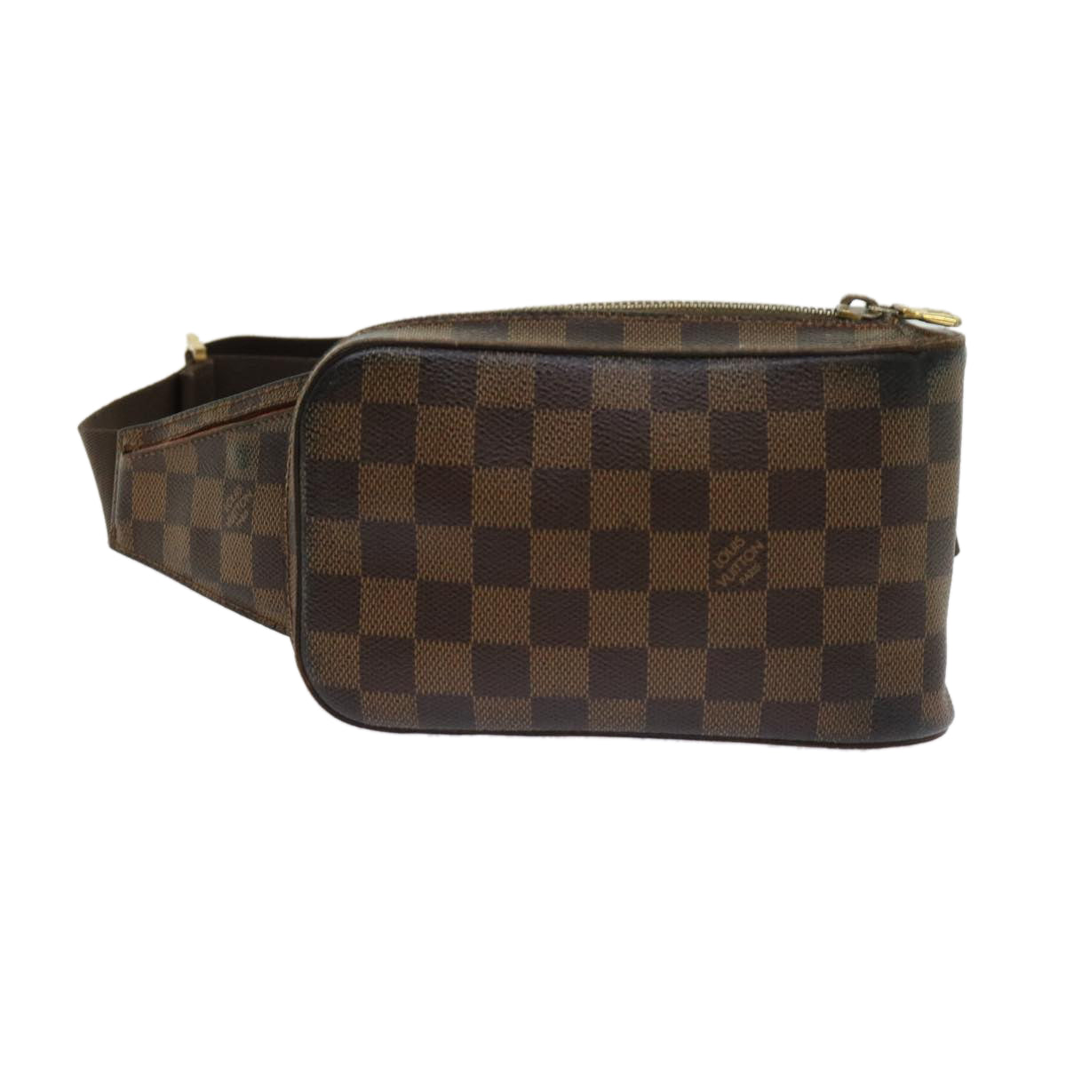 LOUIS VUITTON Damier Ebene Geronimos Shoulder Bag N51994 LV Auth bs11052