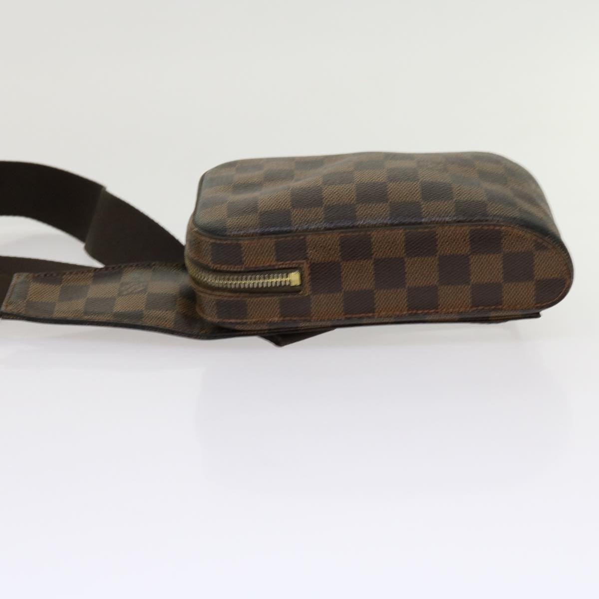 LOUIS VUITTON Damier Ebene Geronimos Shoulder Bag N51994 LV Auth bs11052