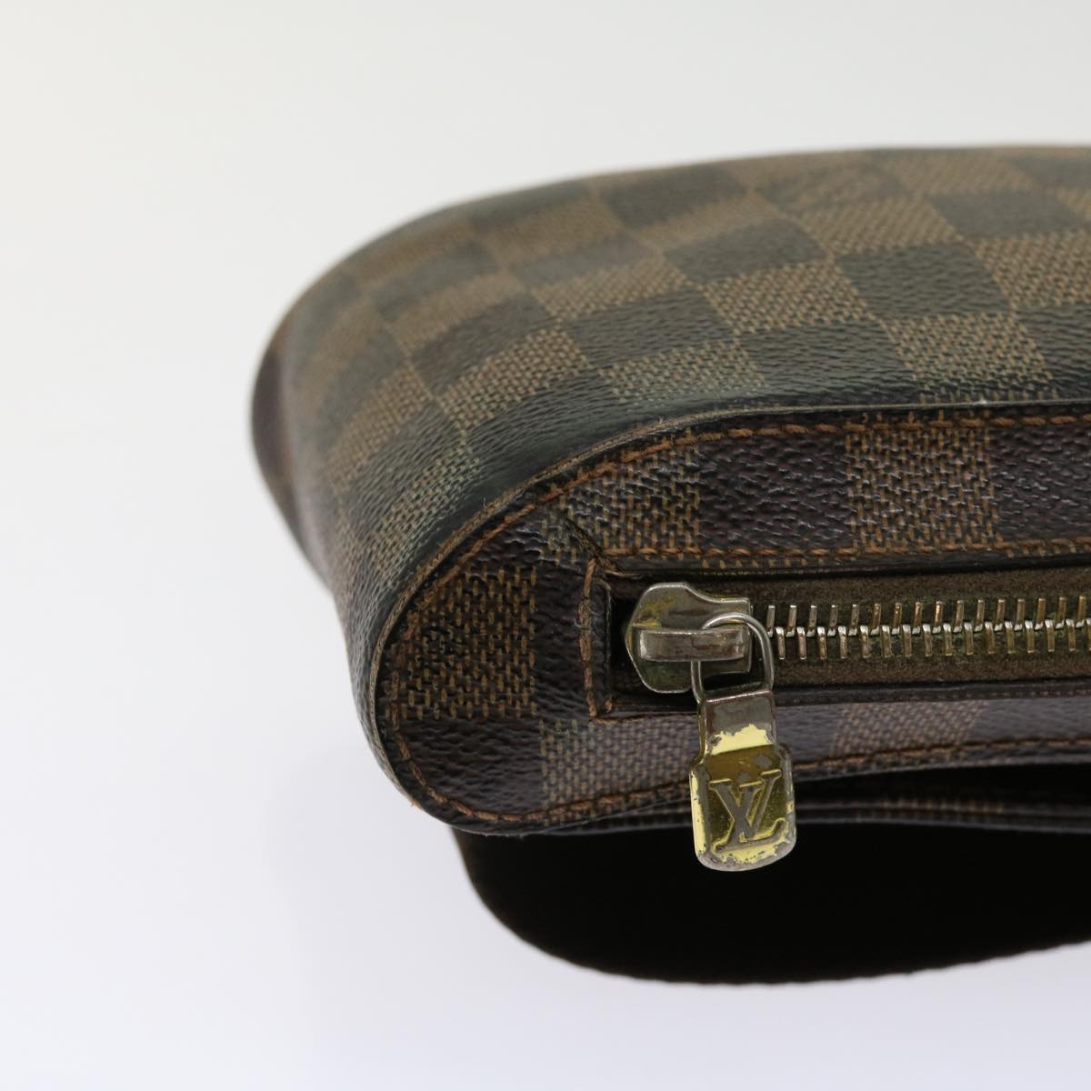 LOUIS VUITTON Damier Ebene Geronimos Shoulder Bag N51994 LV Auth bs11052